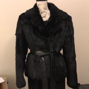 Jacket. Rabbit fur. EUC.
